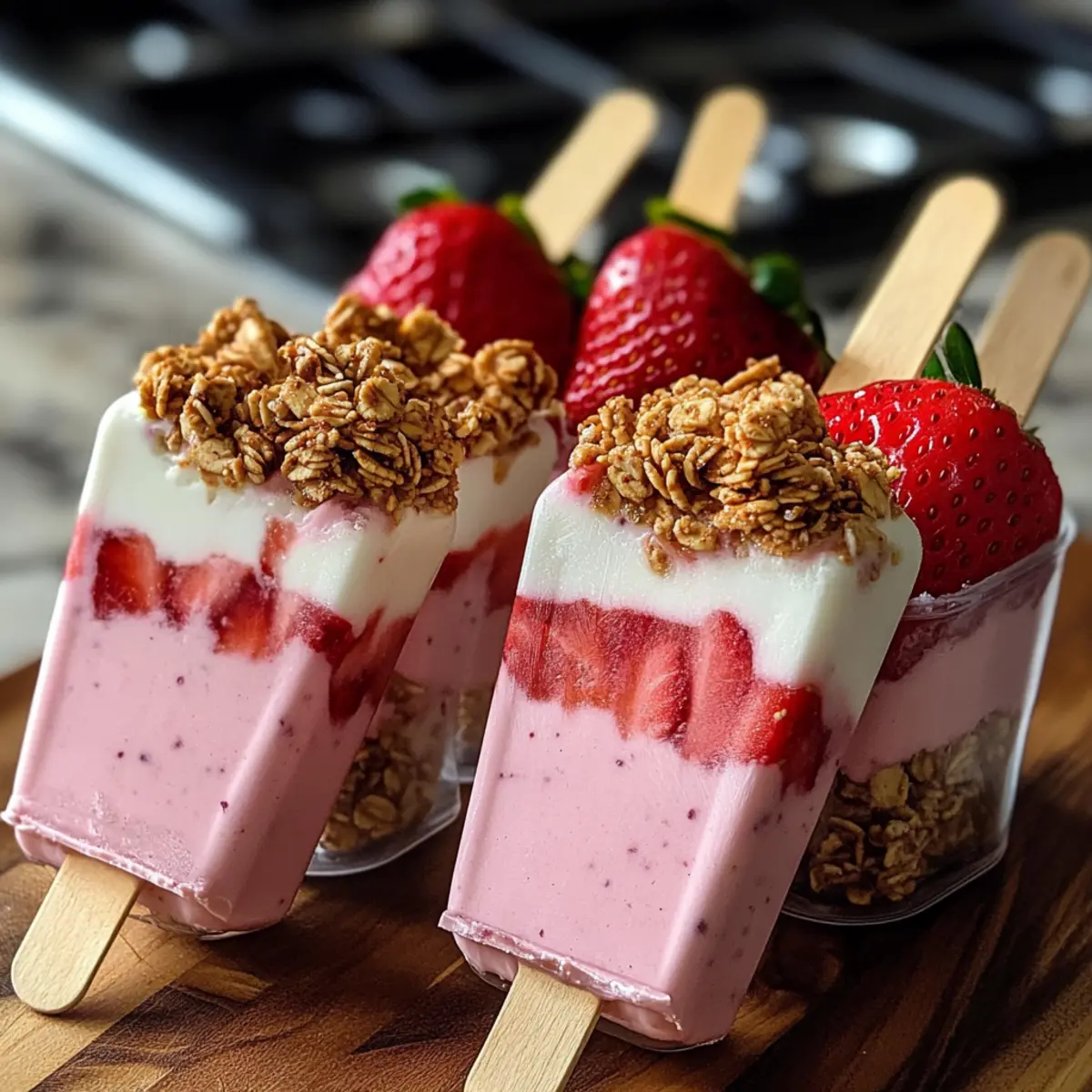 Erdbeer-Joghurt-Riegel für den perfekten Sommergenuss