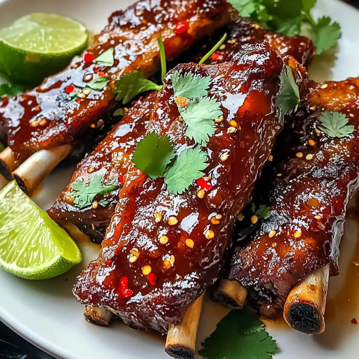Thailändische süße Chili-Rippchen einfach gemacht