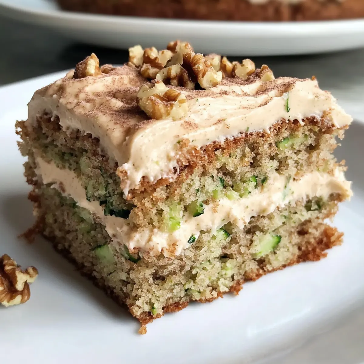 Zucchinikuchen mit Zimt-Creme-Frischkäse-Frosting