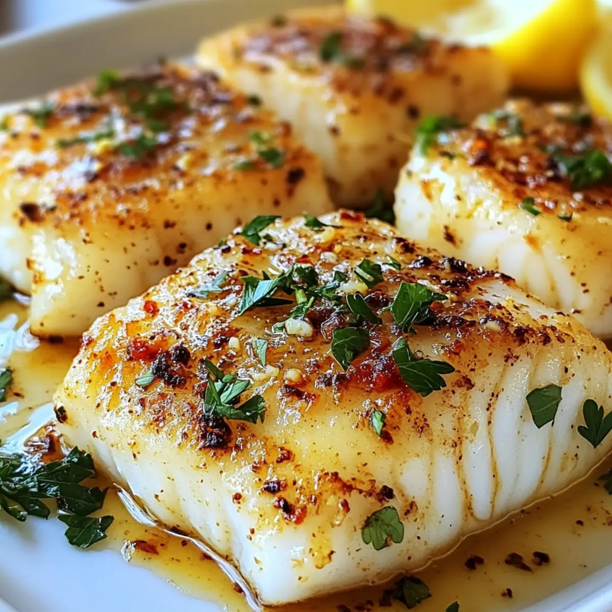 Luftfritteuse Knoblauchbutter Kabeljau in 20 Minuten