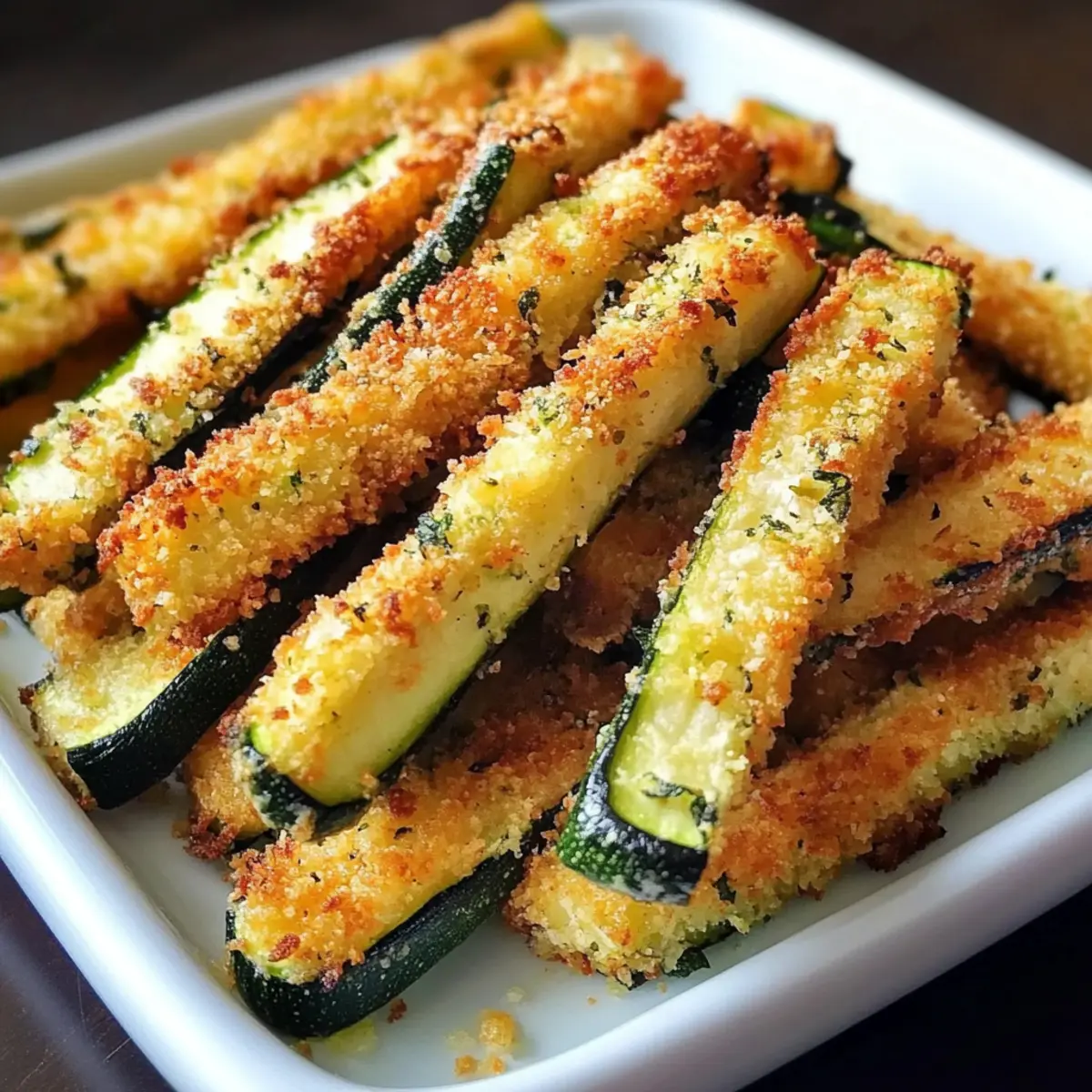 Luftfritteuse Zucchini-Streifen: Knusprig und Gesund