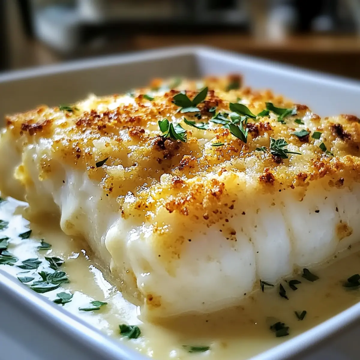 Gebackener Kabeljau mit Mayo und Parmesankruste zeitnah genießen