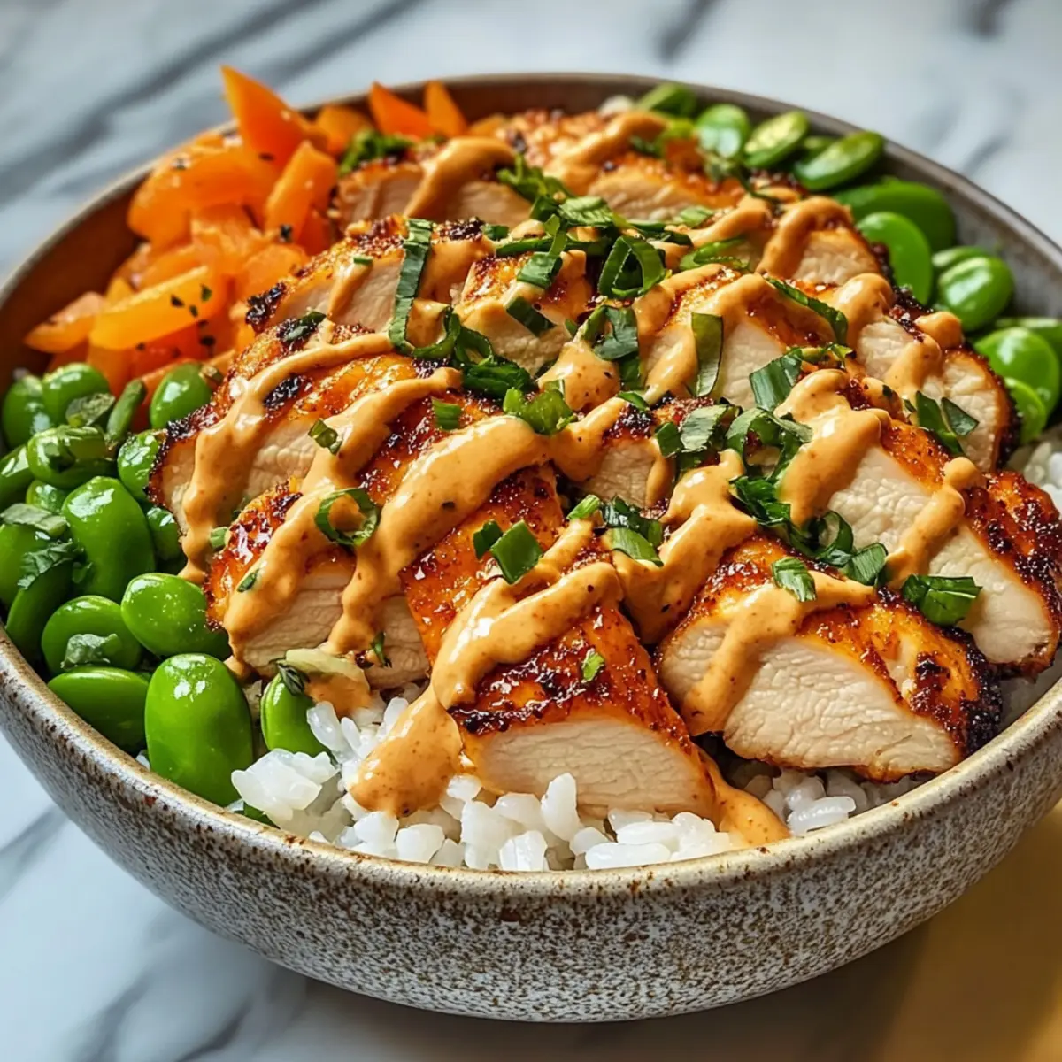 Bang Bang Hähnchen Schüssel – Schnell und Lecker