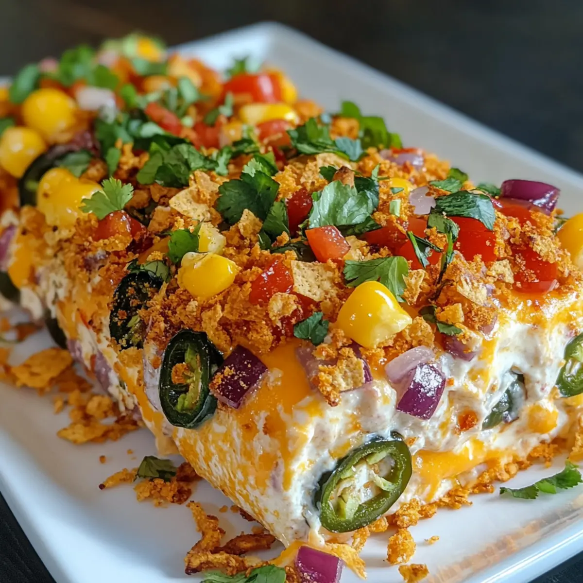 Cowboy-Kaviar Jalapeno-Popper Käse-Log Rezept