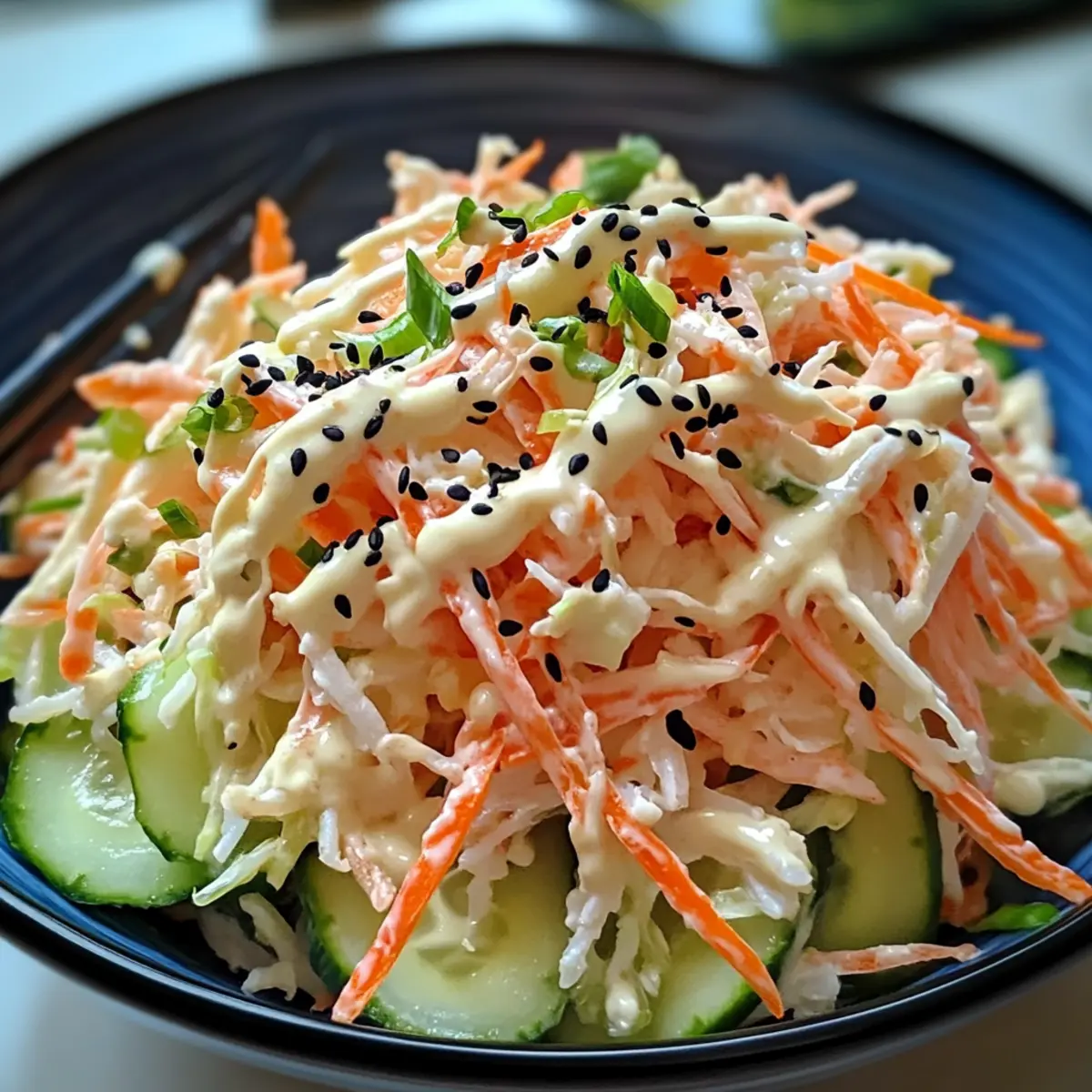 Cremiger Kani-Salat für Erfrischung und Genuss
