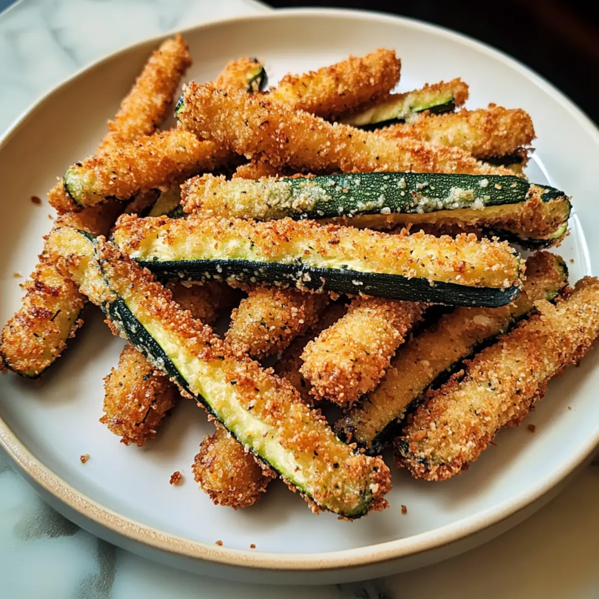 Knusprig frittierte Zucchini für den perfekten Snack