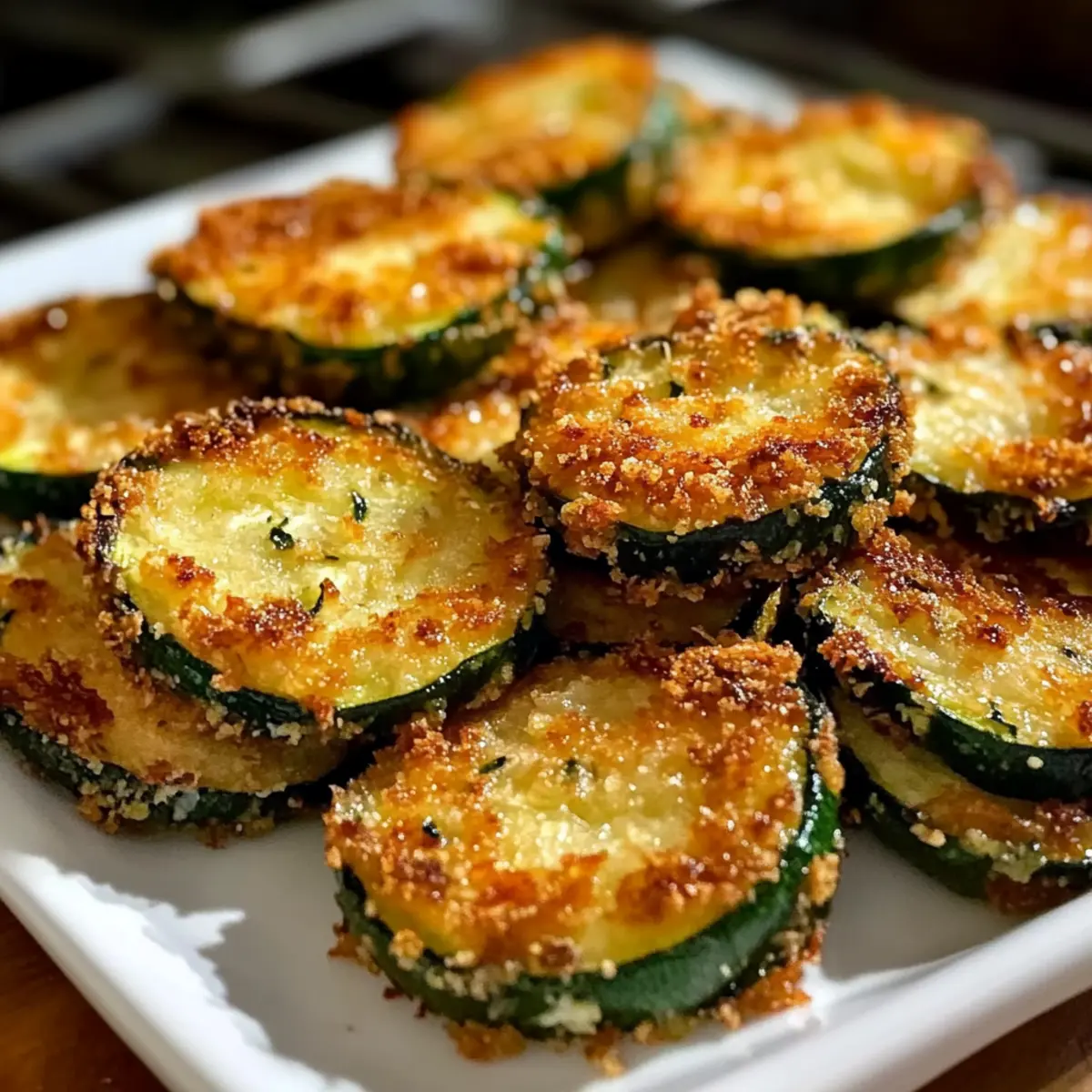 Knusprige Parmesan-Zucchini-Bissen für dein Snack-Glück