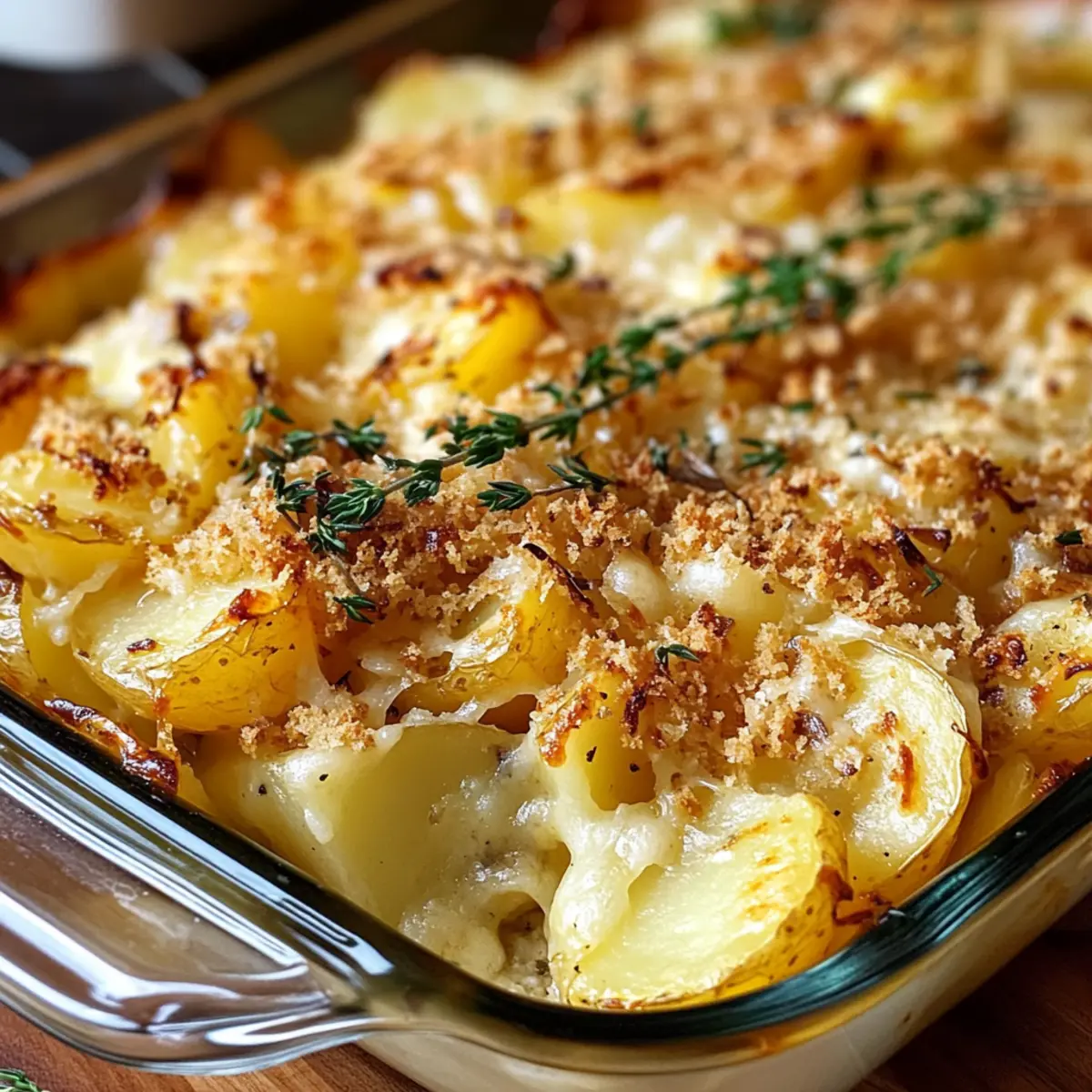 Französischer Zwiebel Kartoffel Auflauf leicht gemacht