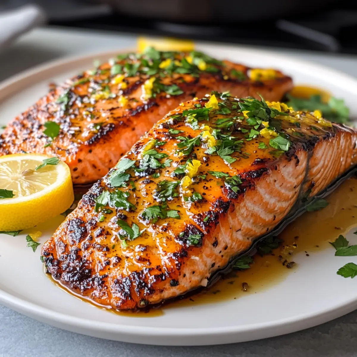 Gegrillter Honig-Senf-Lachs für genussvolle Abende