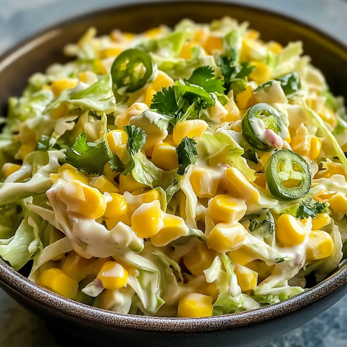 Jalapeño Mais Krautsalat für deinen BBQ-Sommer