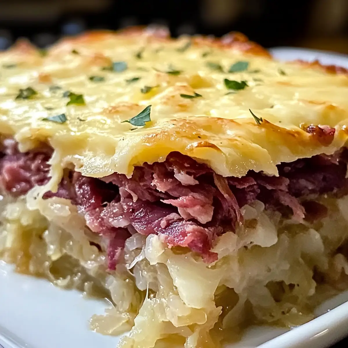 Keto Reuben Auflauf für den perfekten Genuss