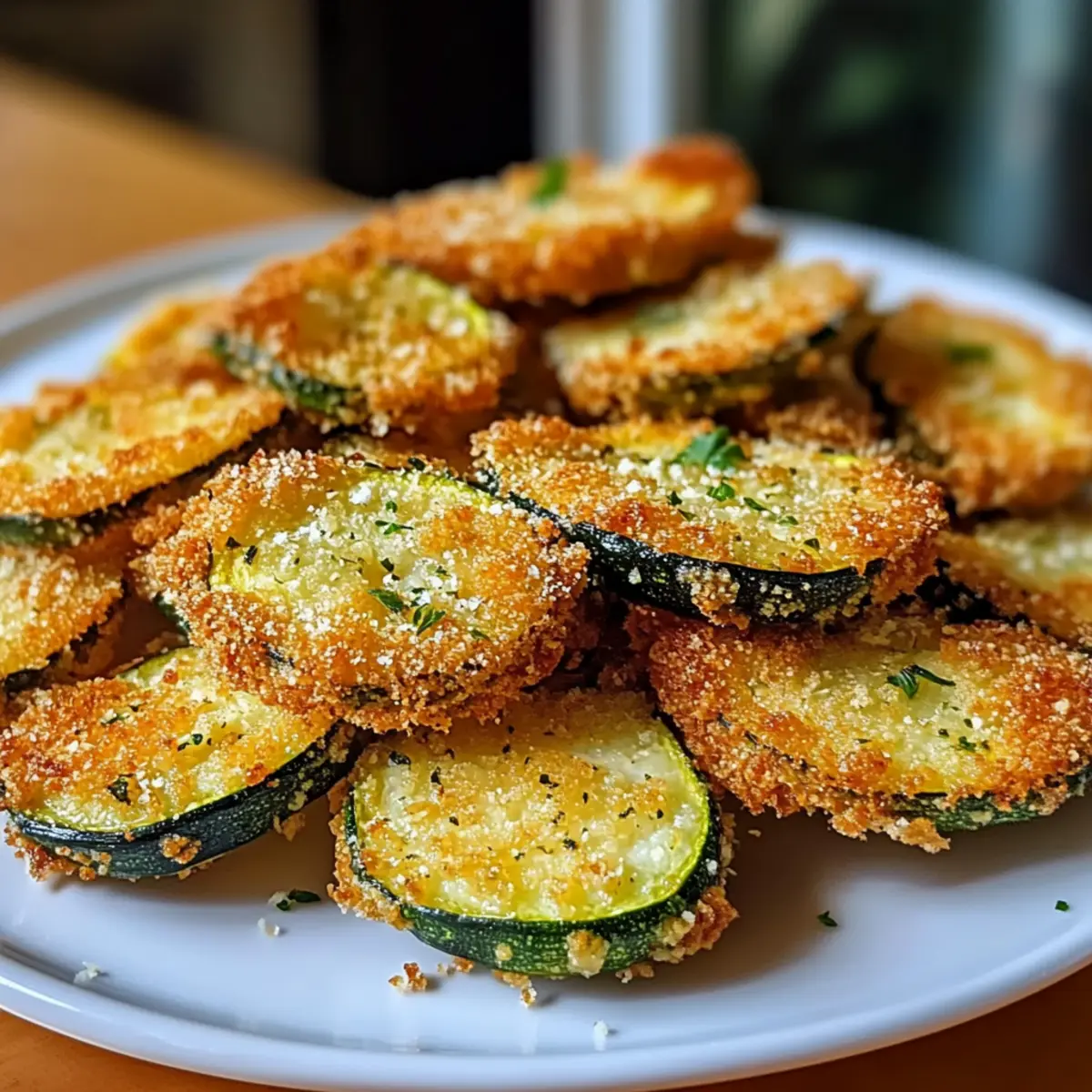Knusprige Zucchini-Bissen für einen gesunden Snack