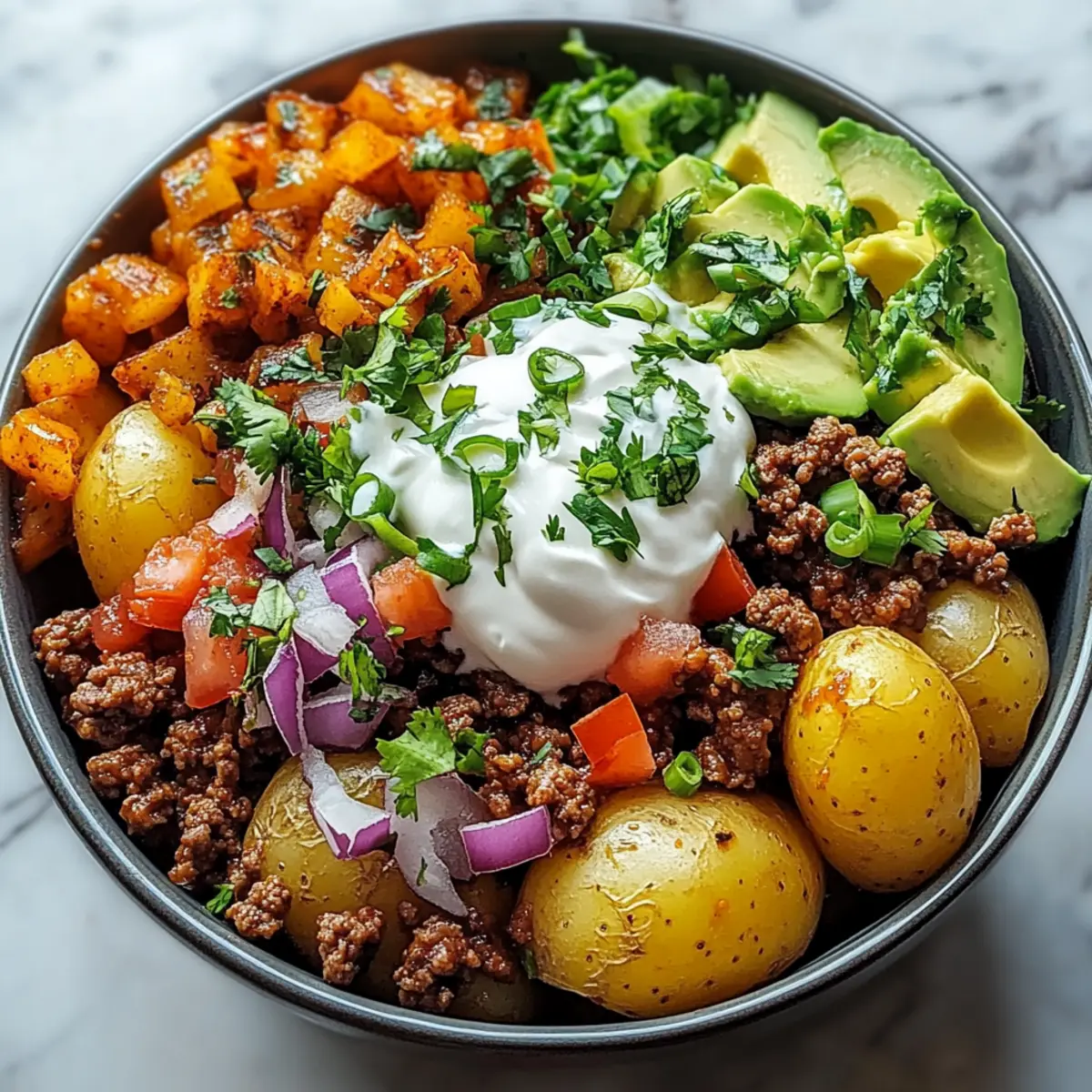 Beladene Kartoffelschalen für ein schnelles Abendessen