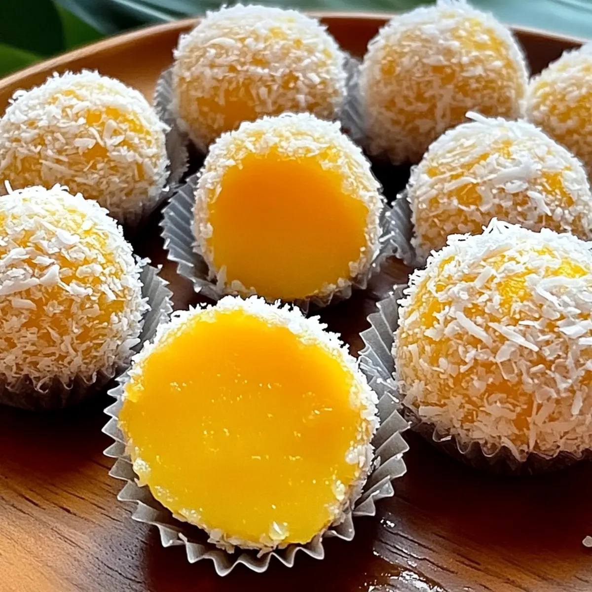 Mango-Trüffel: Einfache 3-Zutaten Sommerleckerei