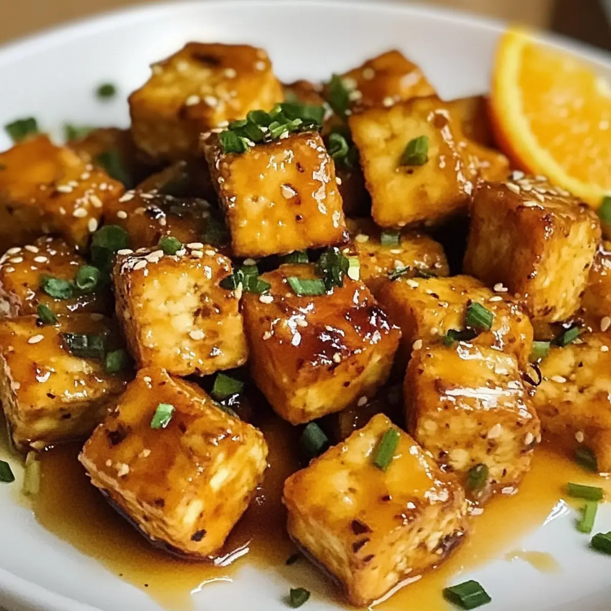 Orangen-Tofu: Knuspriger Genuss für jeden Abend