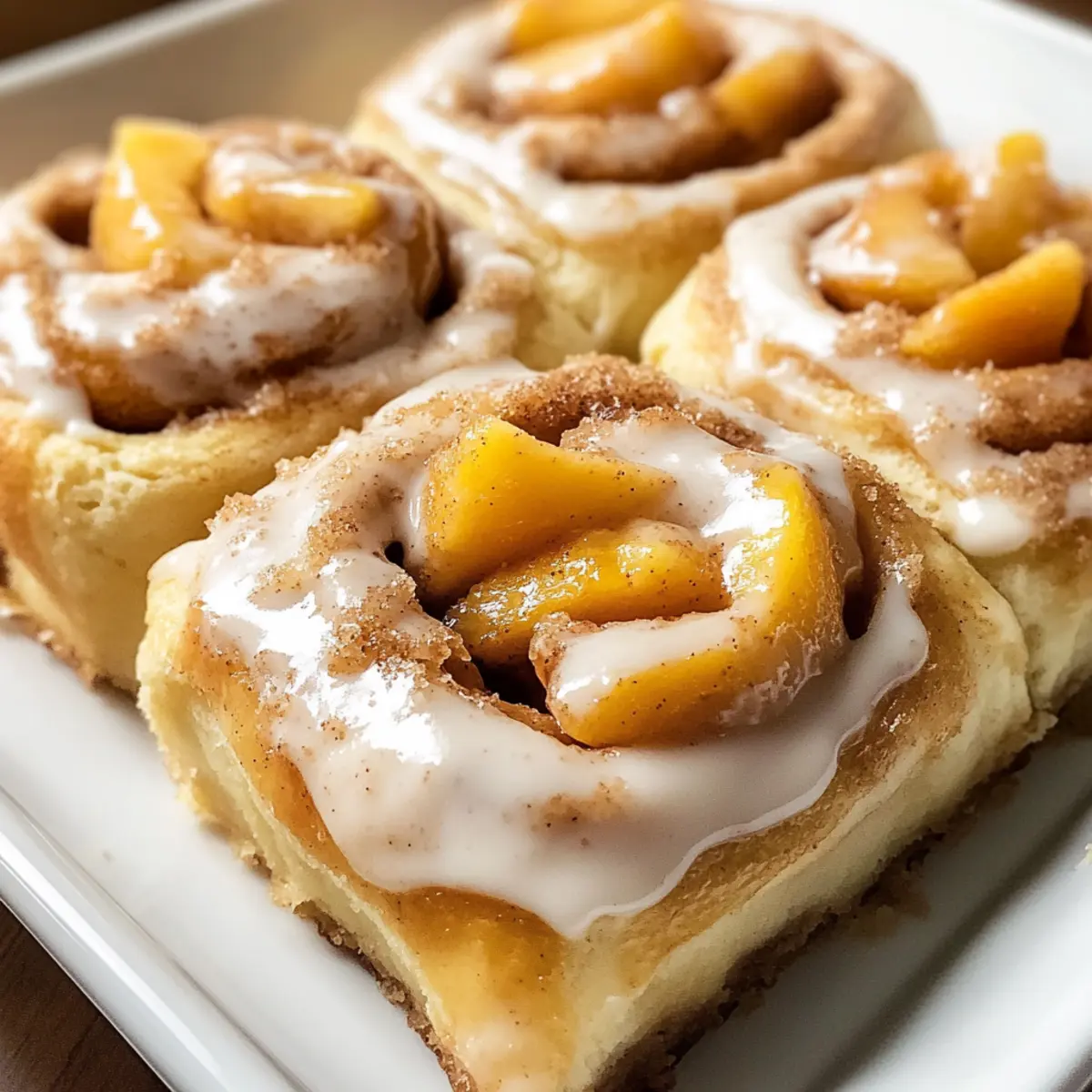 Pfirsichstreuselkuchen Zimtschnecken für jeden Anlass