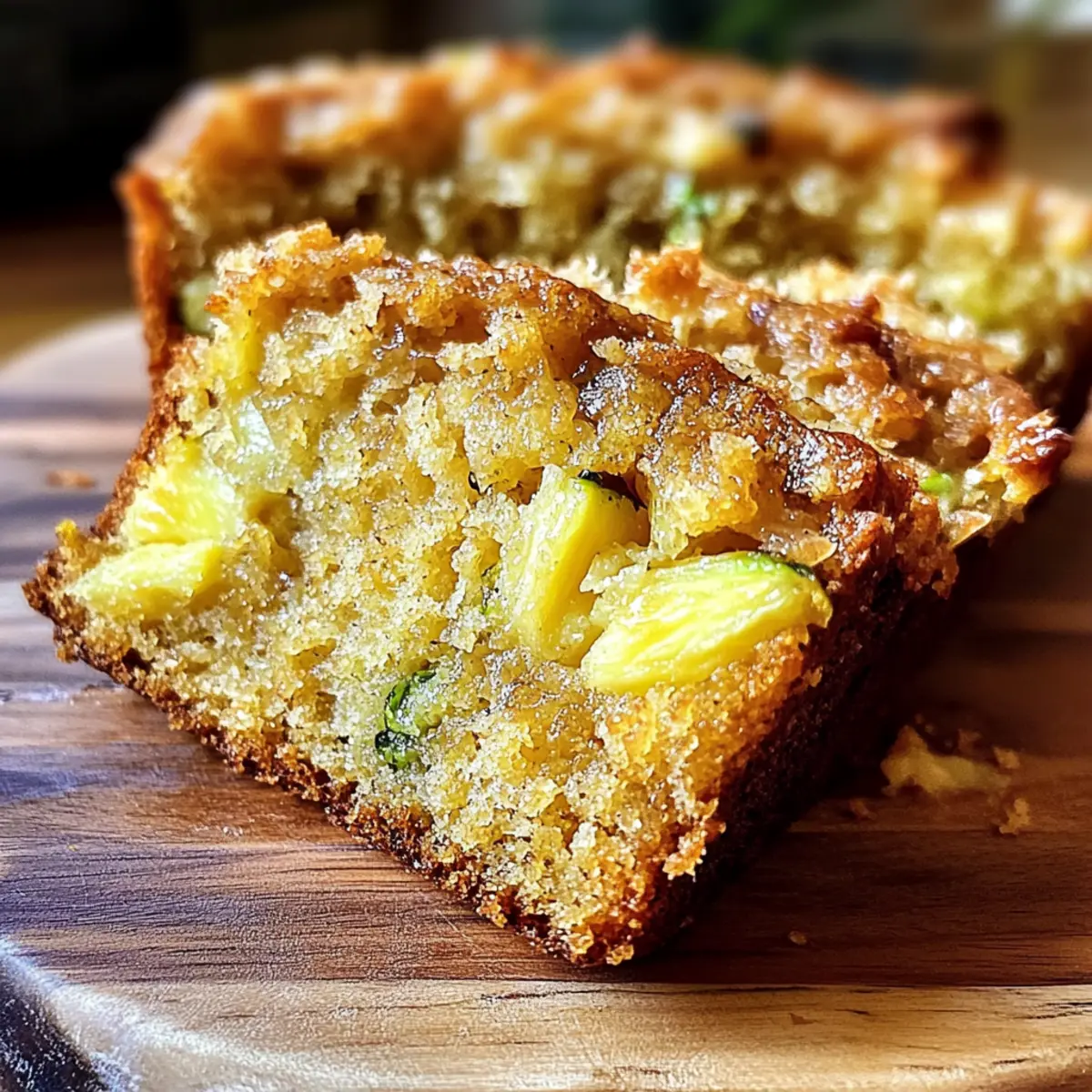 Ananas Zucchini Brot für tropischen Genuss