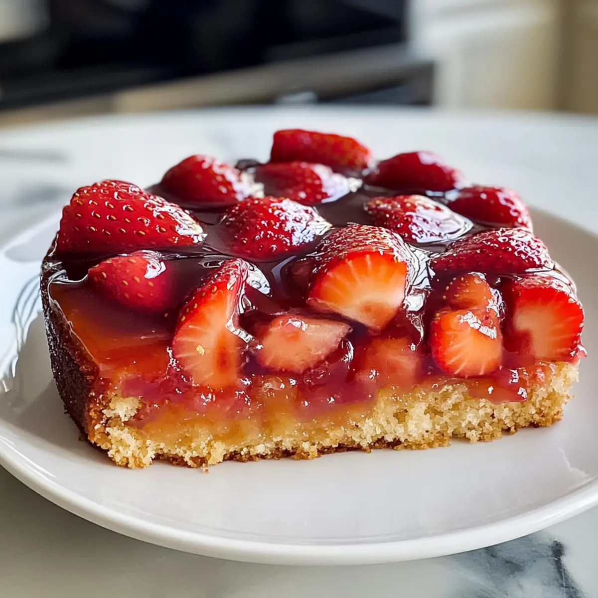 Erdbeer-Umgedrehter Kuchen: Ein Traum für Naschkatzen