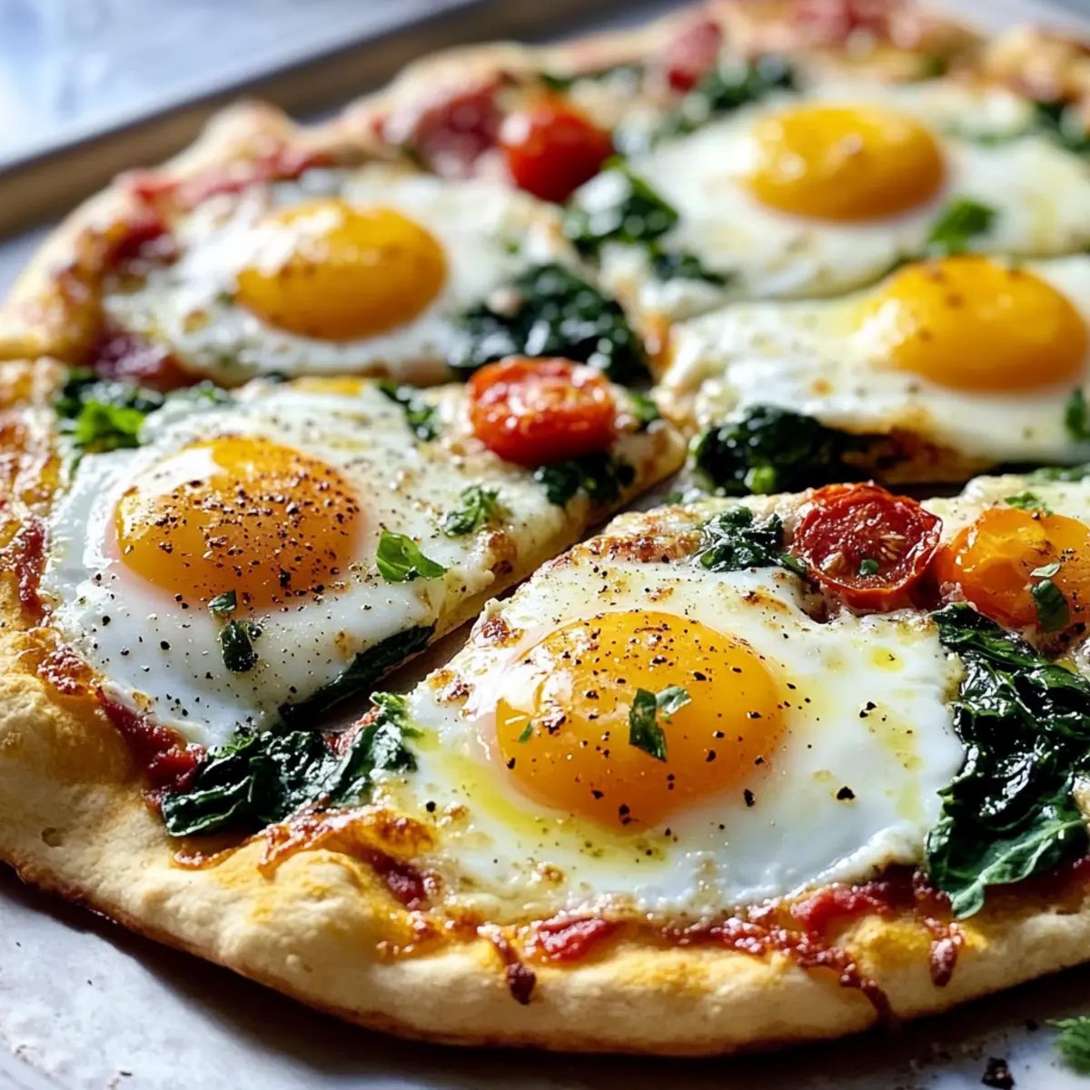 Spiegelei-Pizza für dein perfektes Brunch-Erlebnis