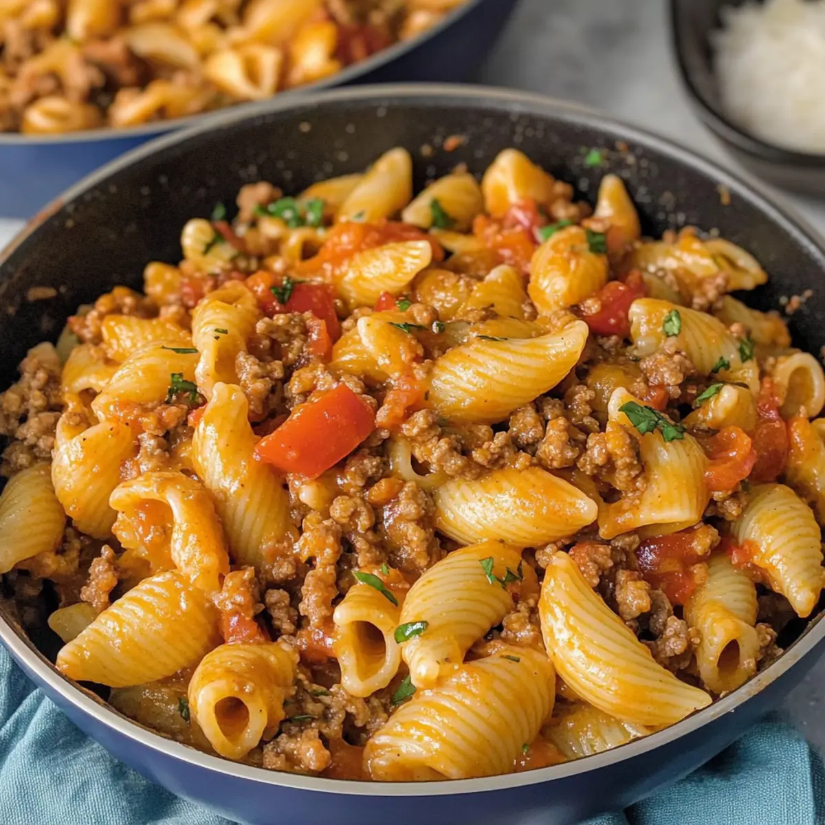Köstliche Taco-Pasta: Schnelles One-Pan Rezept