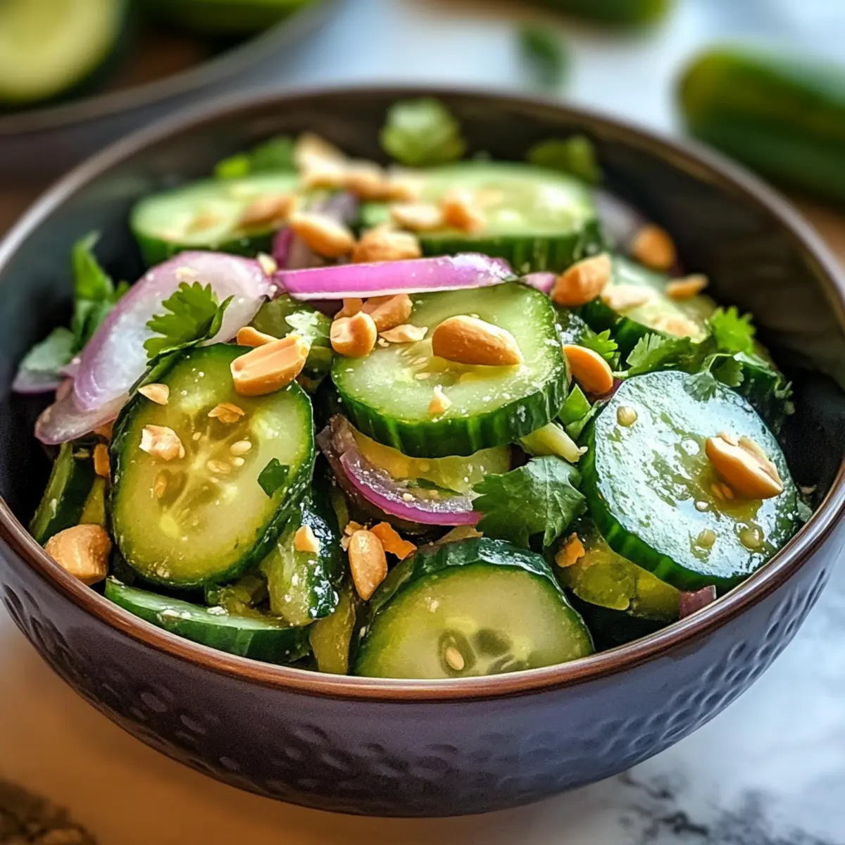 Thailändischer Gurkensalat: Schnell und Erfrischend