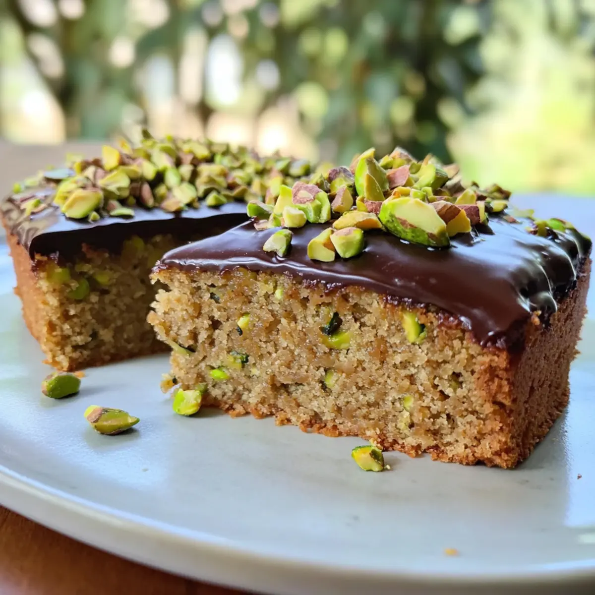 Saftiger Zucchinikuchen mit Schokoladenglasur