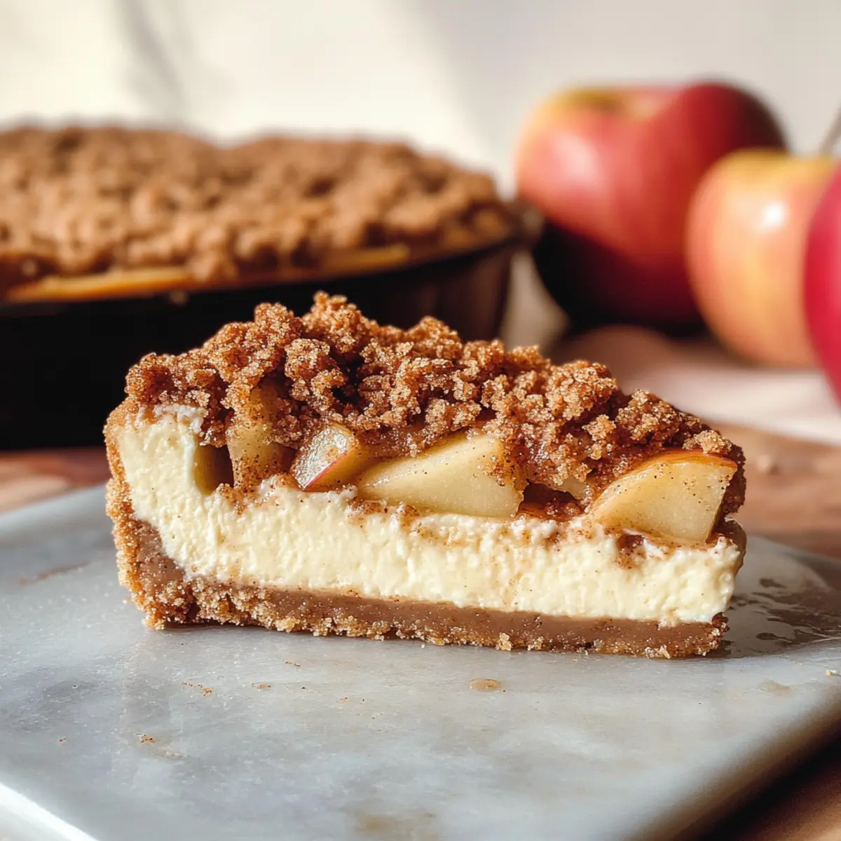 Apfelstreuselkuchen Käsekuchen für dein Herz