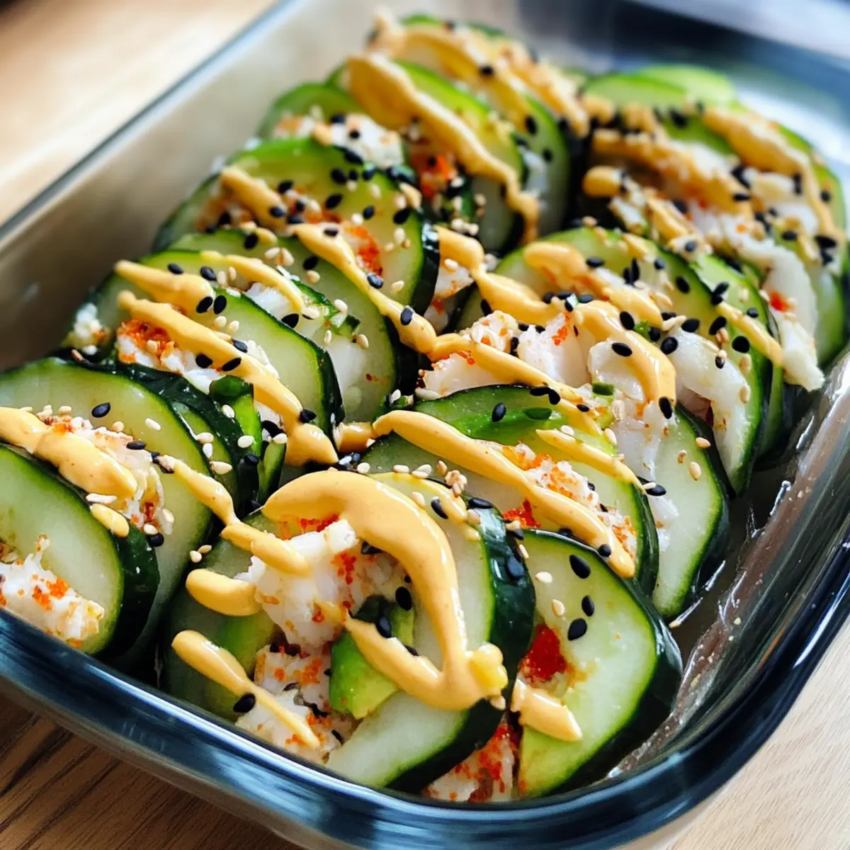 Kalifornische Rolle Gurkensalat – Frisch und Gesund