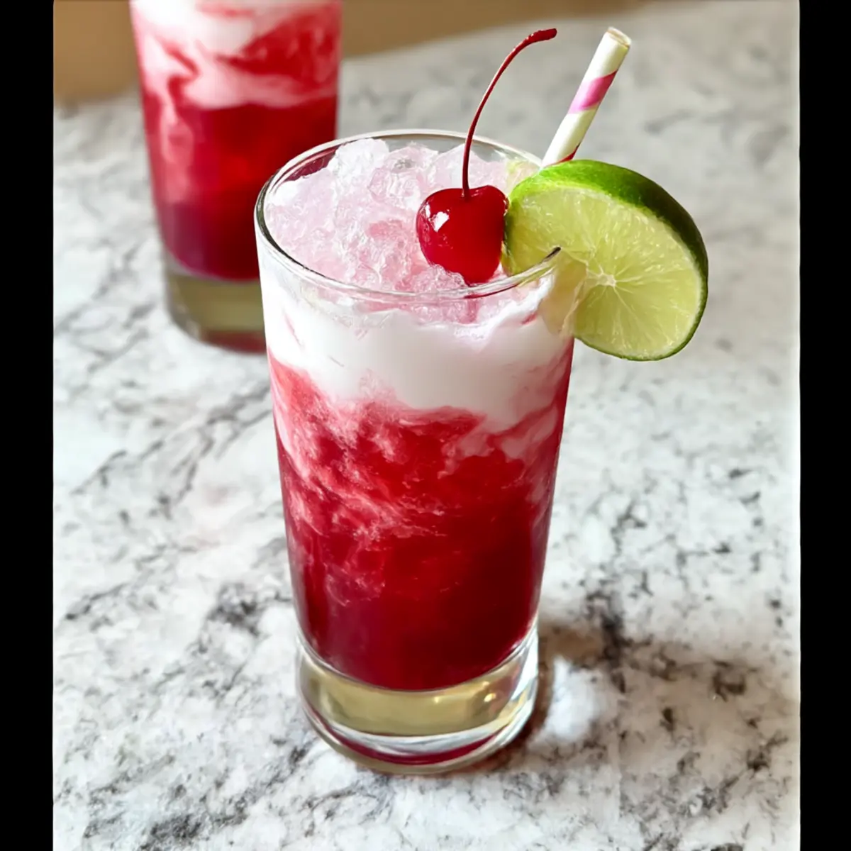 Kirsche Limette Frost Schmutzige Limonade Rezept