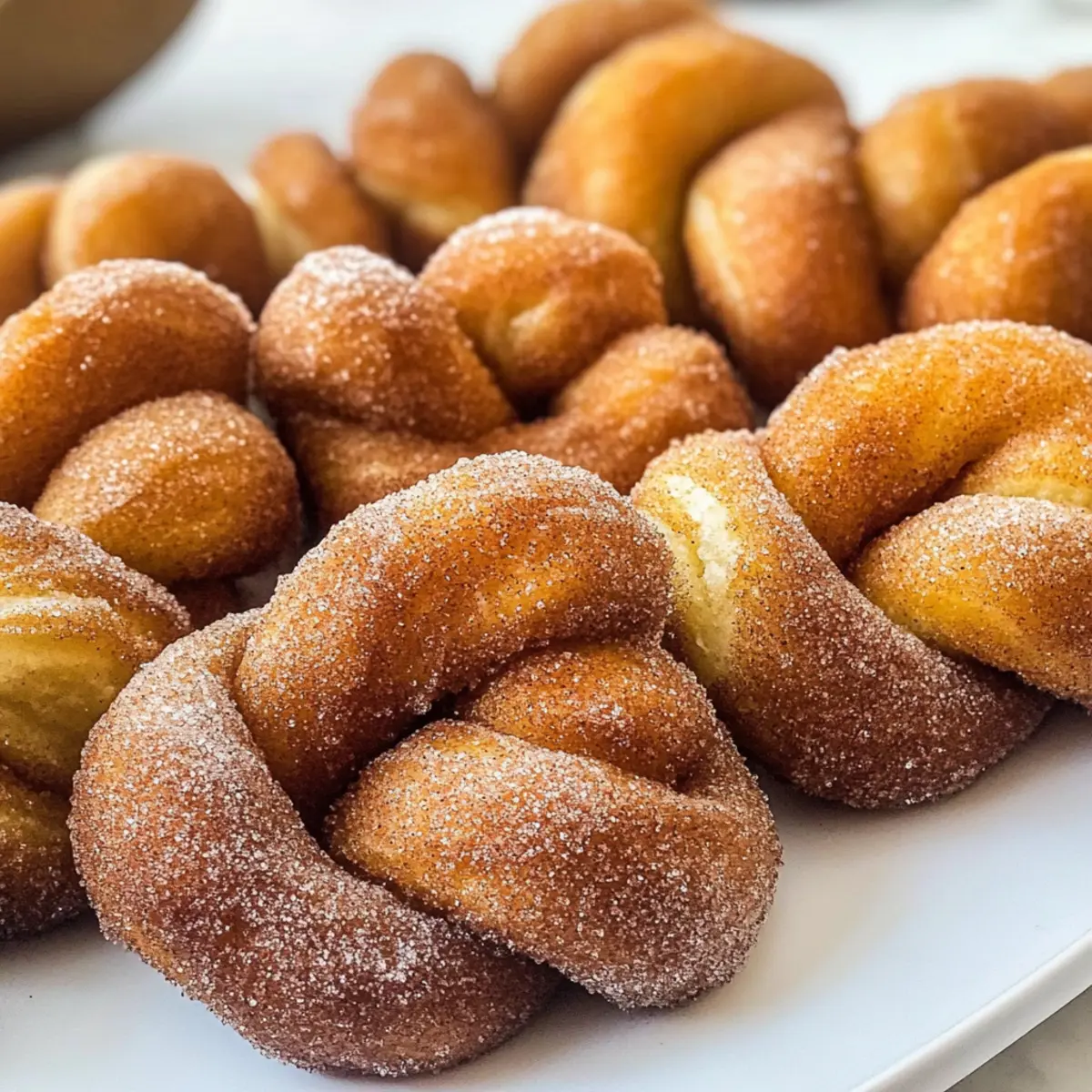 Zimtzucker-Donut-Drehungen für den perfekten Snack