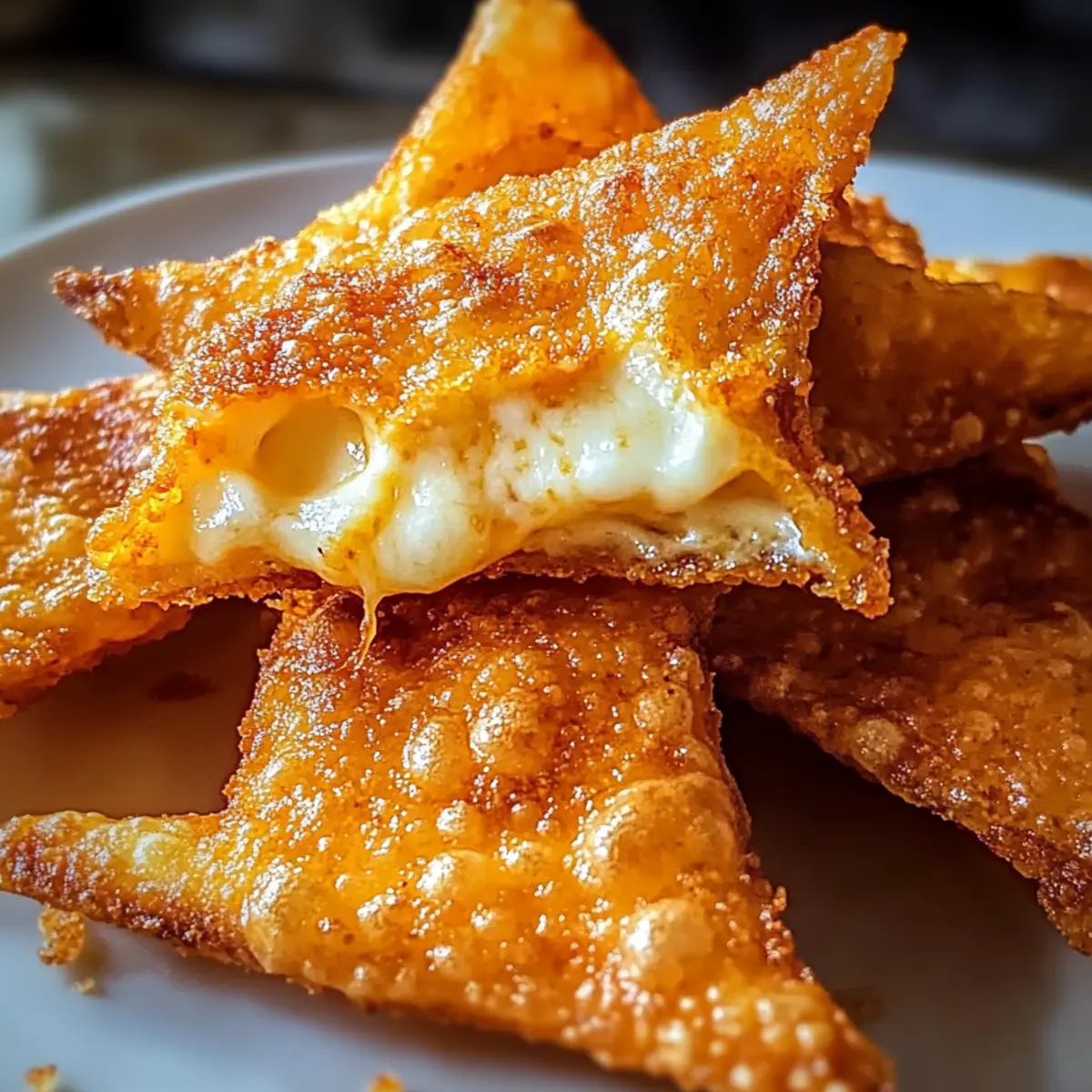 Knusprig gebratene, mit Käse gefüllte Doritos für Snacks