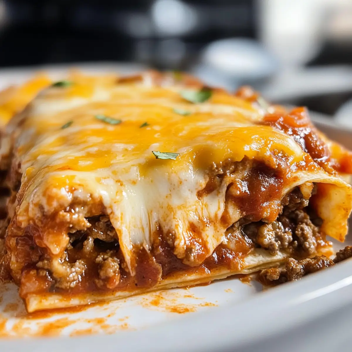 Dutch Oven Rindfleisch Enchilada Auflauf leicht gemacht