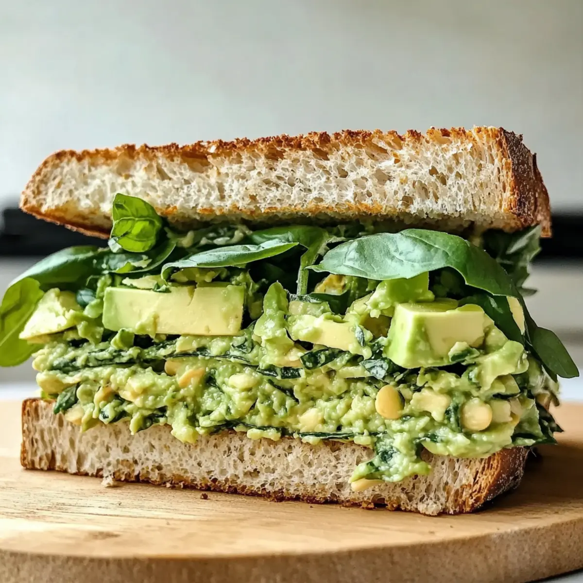 Grüne Göttin Salat Sandwich: Schnell und Vegan genießen