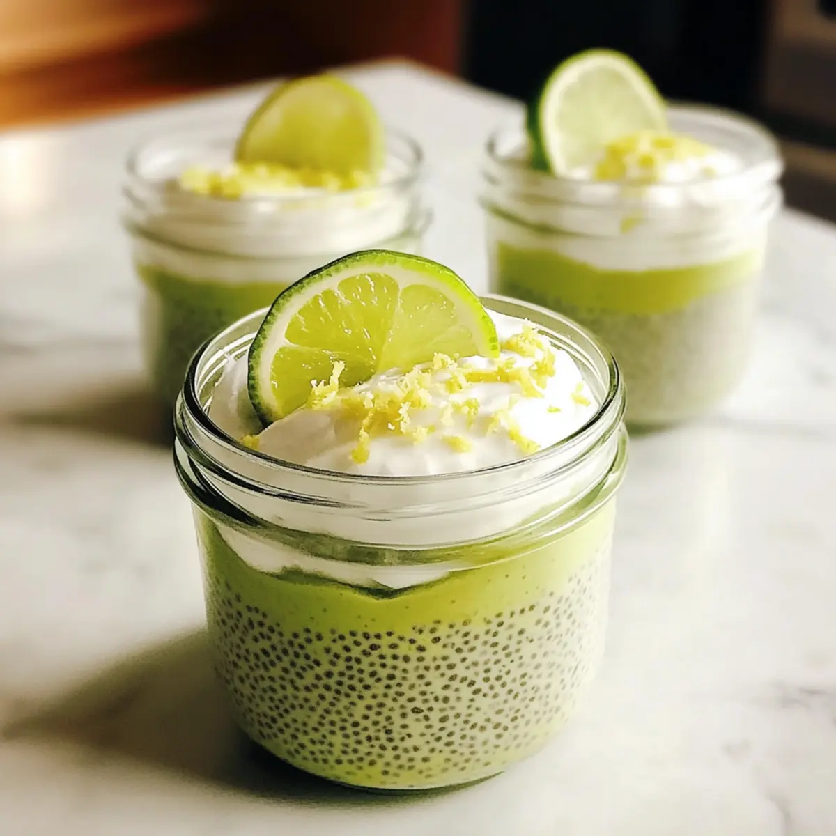 Schlüssel-Limetten-Chia-Samen-Pudding einfach selber machen