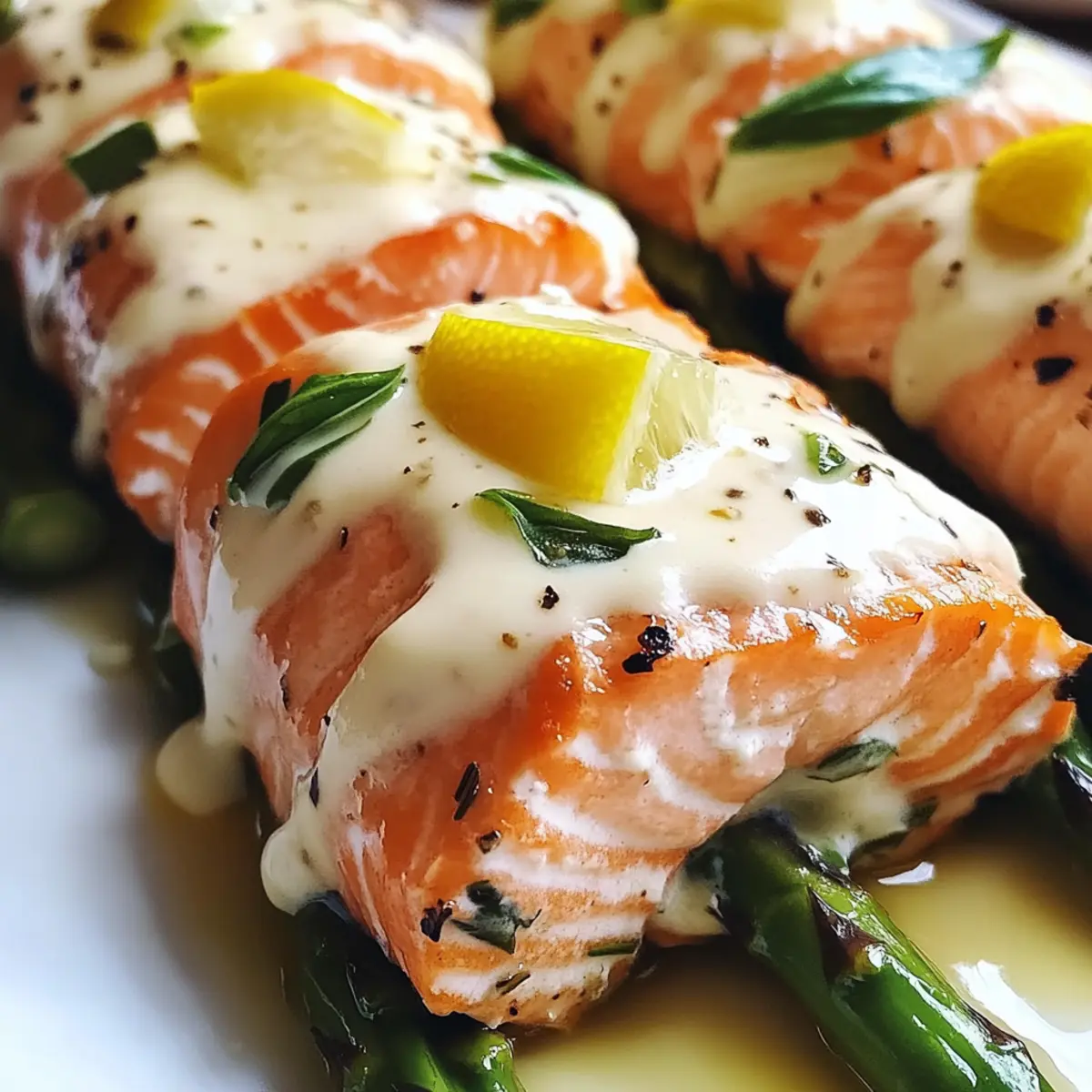 Zitronen-Basilikum-Lachs-Rollen schnell und einfach