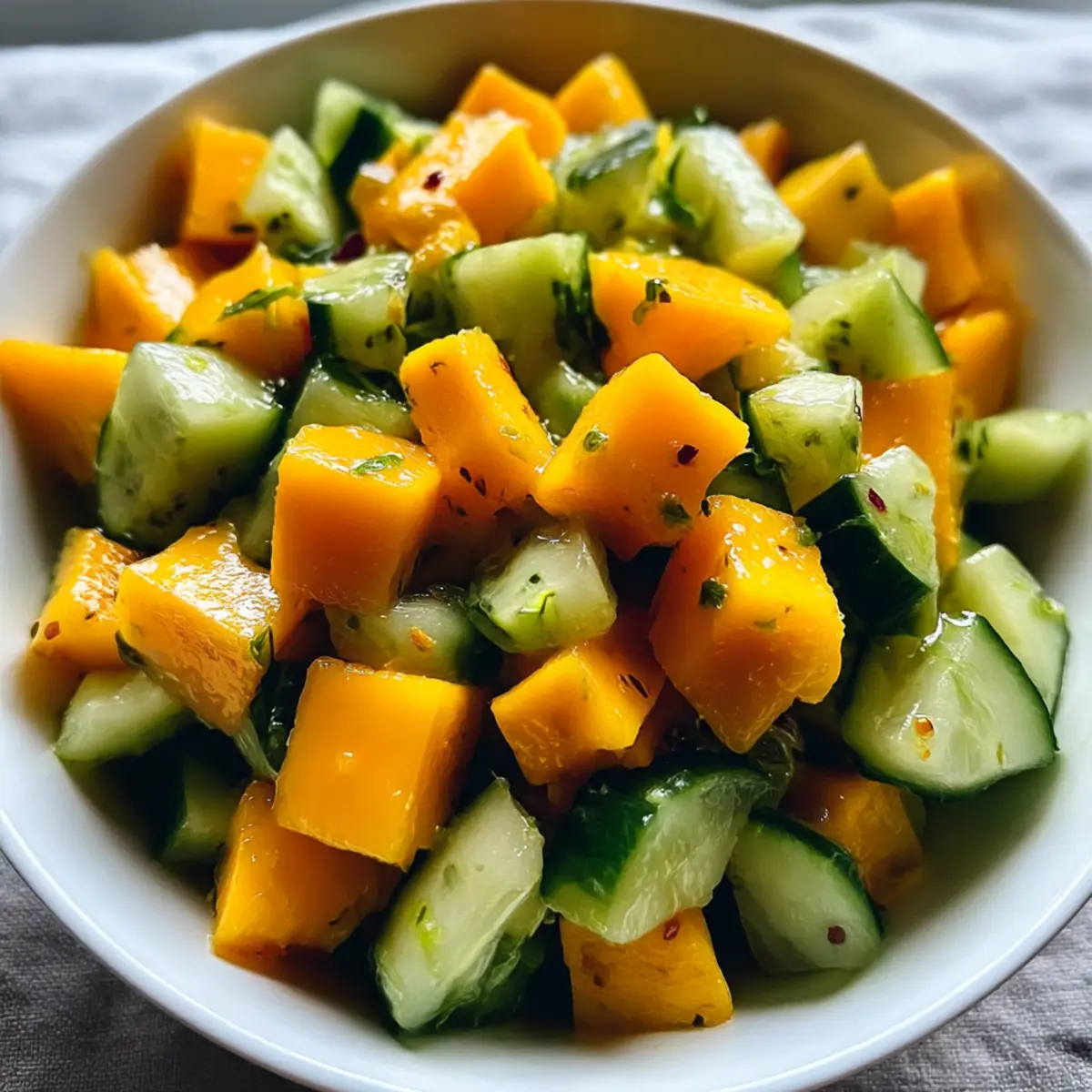 Mango-Gurken-Salat für heiße Sommertage