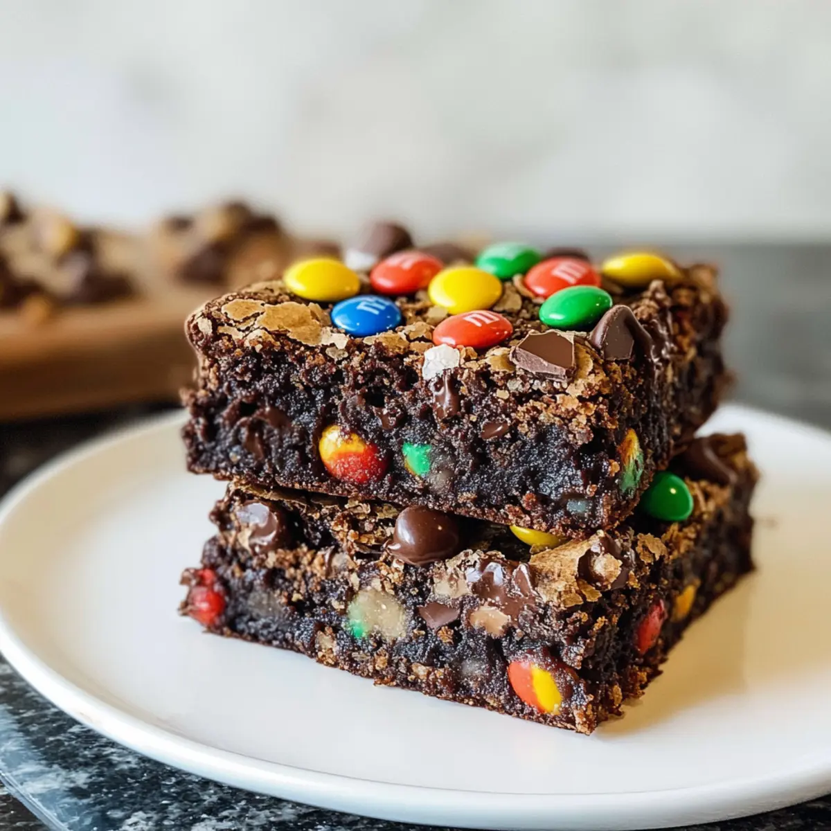 Monsterkekse fudgy Brownies: Ein traumhaftes Dessert
