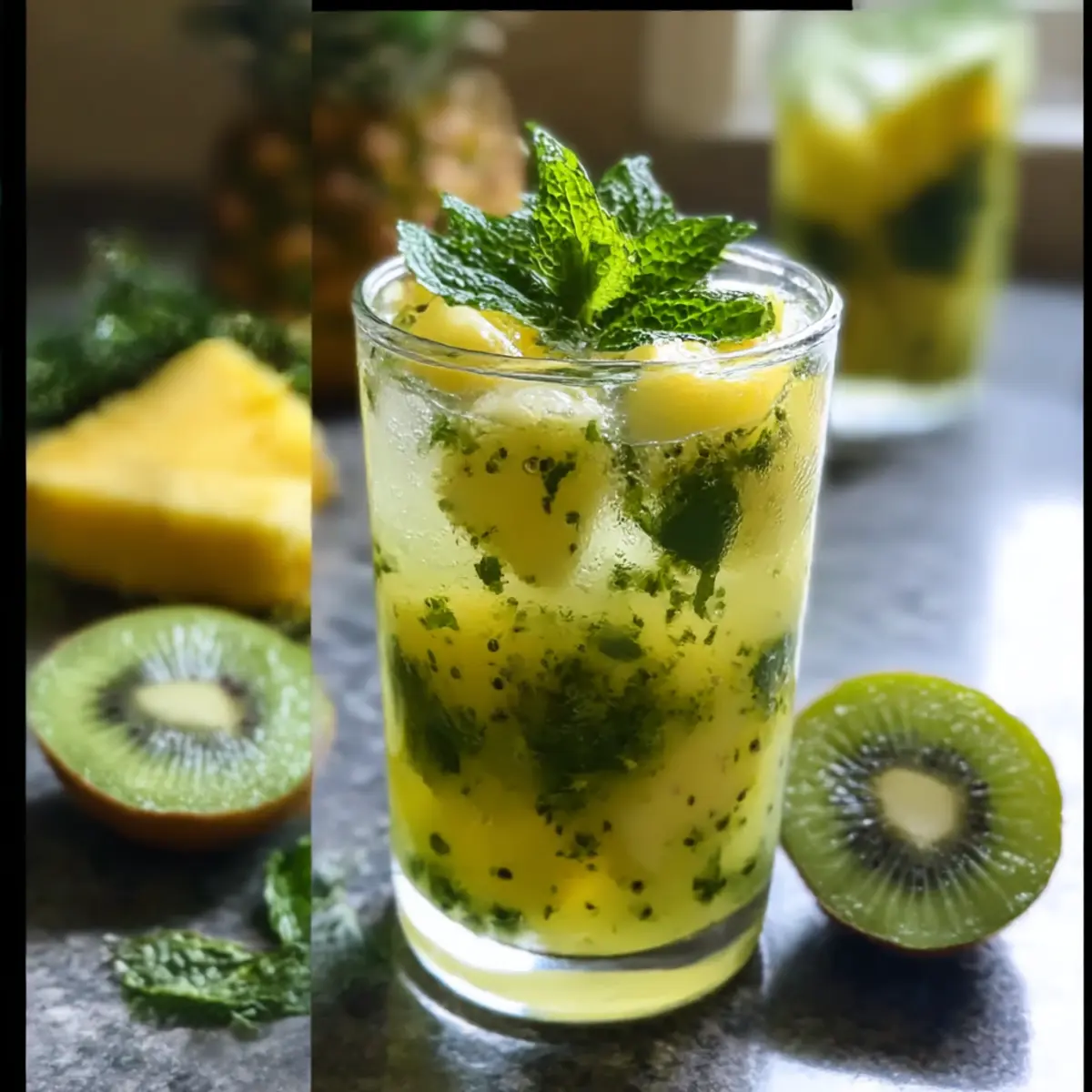 Ananas Kiwi Mojito: Erfrischender Genuss für den Sommer
