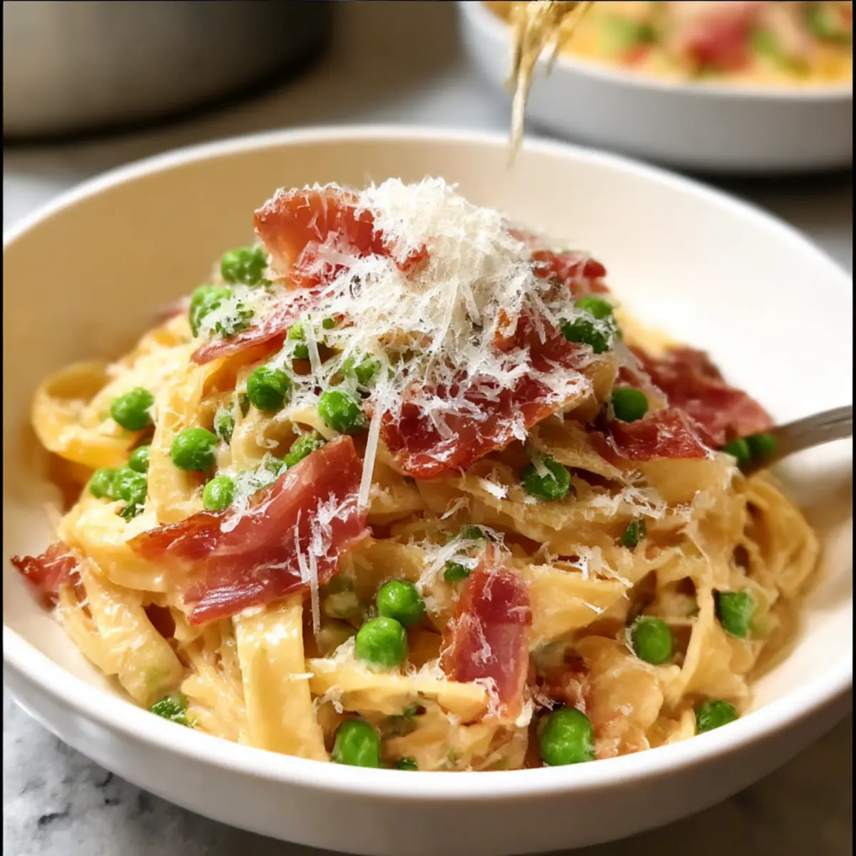 Schnelle Prosciutto Pasta für Feierabendgenuss