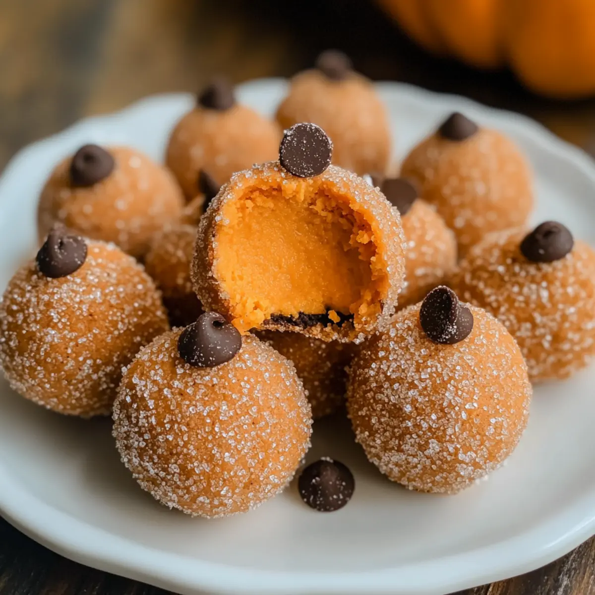 Kürbis Käsekuchen Trüffel für den perfekten Herbstgenuss