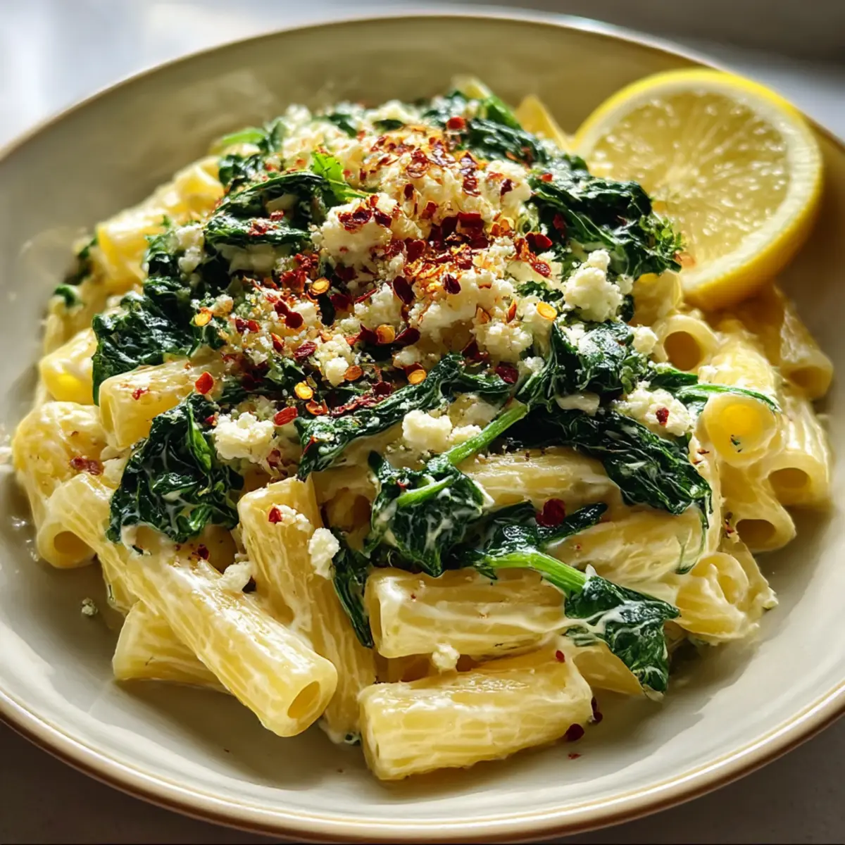Schnelle Spinat-Feta-Pasta für Eilige Genussliebhaber
