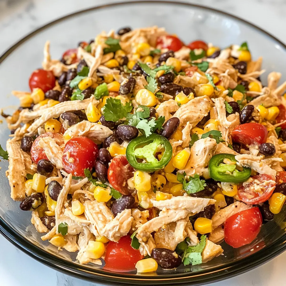Südwestlich gewürzter Hühnersalat für jeden Tag