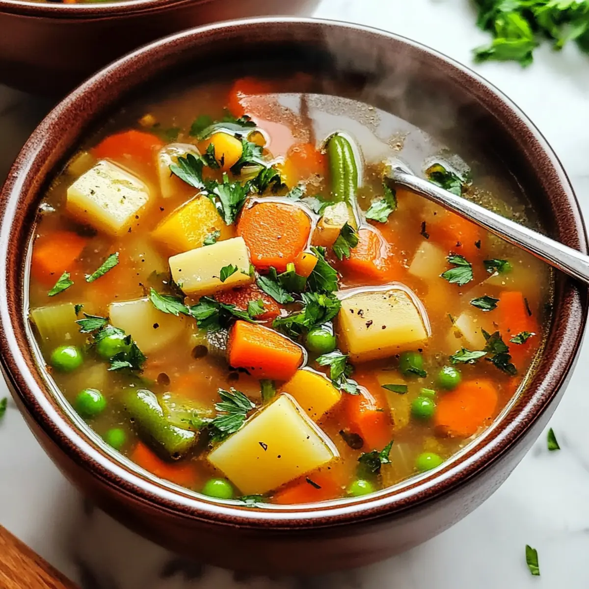 Schnelle Gemüsesuppe für jede Saison