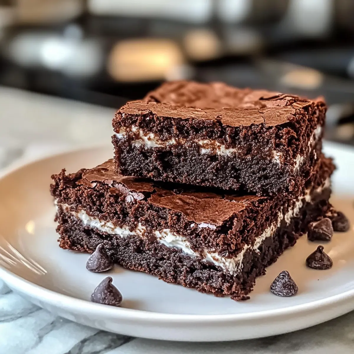 Null-Zucker Griechische Joghurt Brownies Rezept